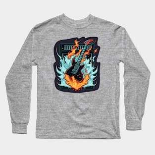 Flaming Licks Long Sleeve T-Shirt